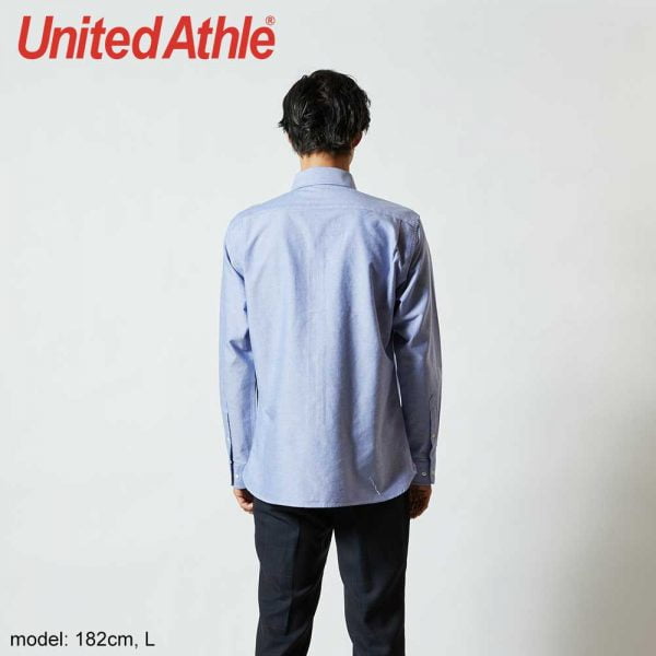 United Athle 1269-01 Adult Long Sleeve Oxford Shirt