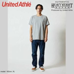United Athle 4253-01 7.1oz Adult Heavyweight Cotton Pocket T-shirt
