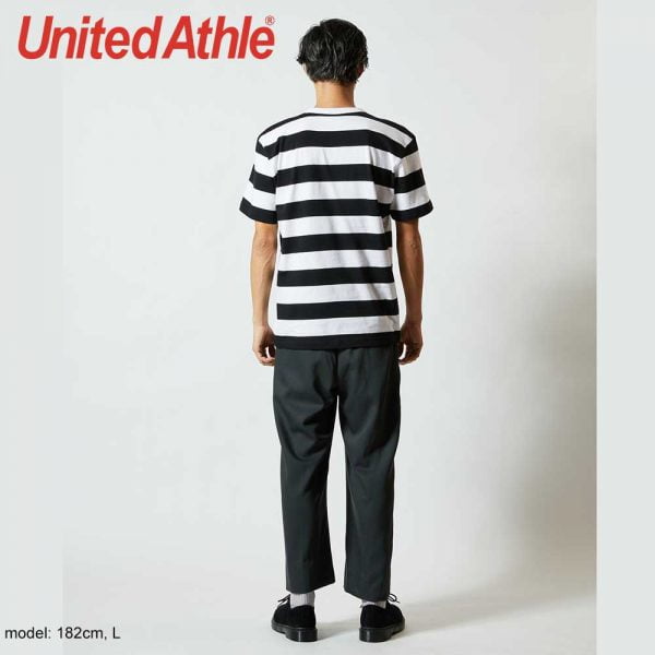 5625-01 5.6oz Adult Striped Cotton T-shirt