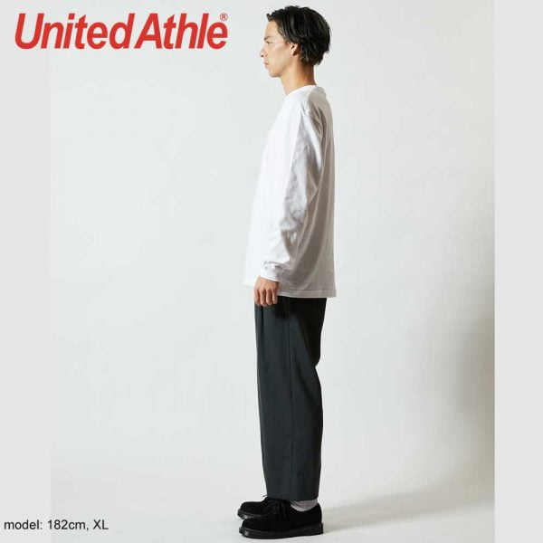 United Athle 5011-01 5.6oz Long Sleeve Cotton T-Shirt