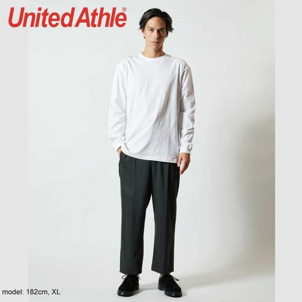 United Athle 5011-01 5.6oz Long Sleeve Cotton T-Shirt