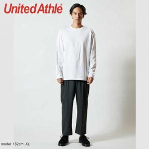 United Athle 5011-01 5.6oz Long Sleeve Cotton T-Shirt