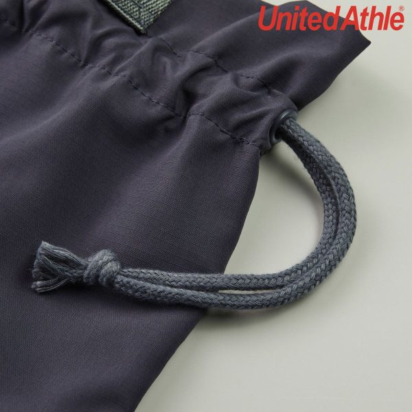 United Athle 1392-01 Recycled Polyester Ripstop Drawstring Bag