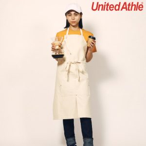 United Athle 1385-01 Washed Canvas and Twill Apron (Loop Type)