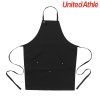 United Athle 1385-01 Washed Canvas and Twill Apron (Loop Type)