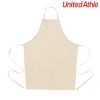 United Athle 1385-01 Washed Canvas and Twill Apron (Loop Type)