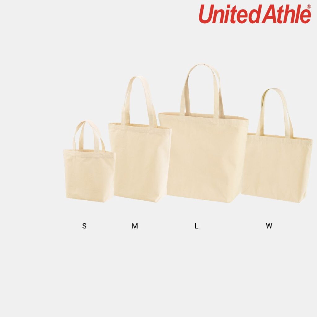 United Athle 1460-01 8.3oz Regular Canvas Tote Bag