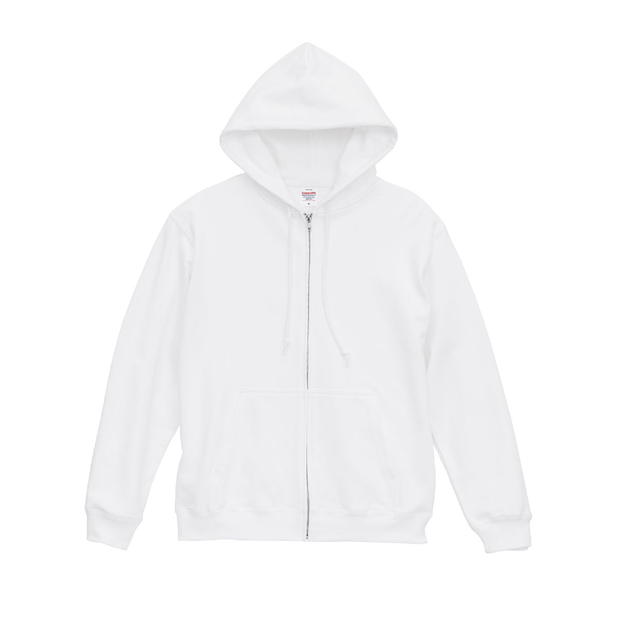 5397-01 8.8 oz Authentic Pile Sweat Fullzip Hoodie 6 United Athle 5397-01 White 0001 Size:2XL