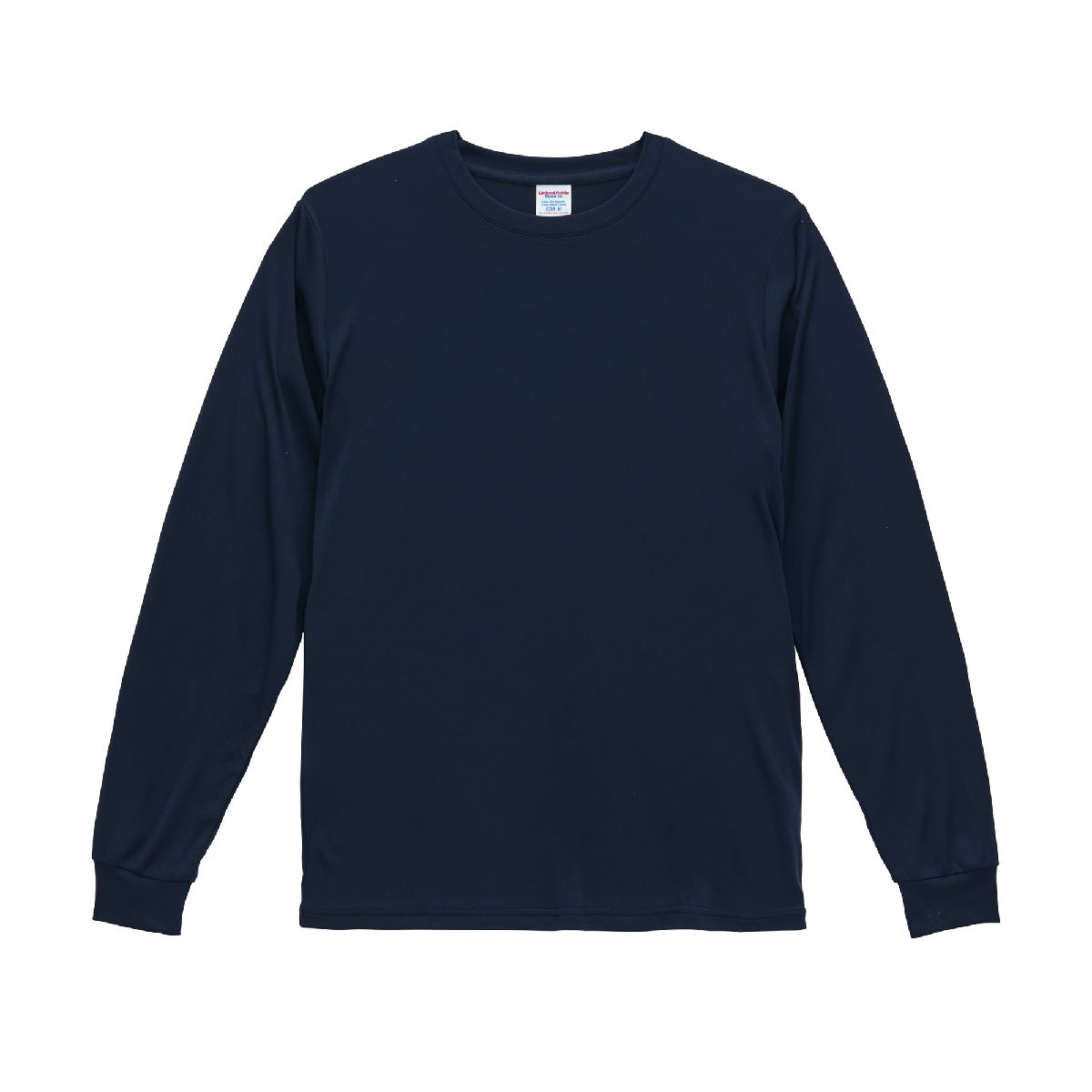 5709-01 4.4oz Dry Smooth Recycled Polyester Long Sleeve Tee 2 United Athle 5709-01 Navy 0086 Size:2XL