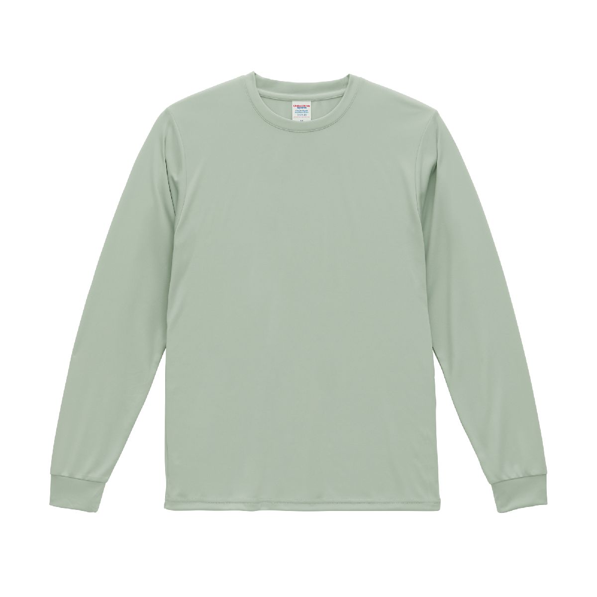 5709-01 4.4oz Dry Smooth Recycled Polyester Long Sleeve Tee 5 United Athle 5709-01 Smoked Green 0269 Size:2XL