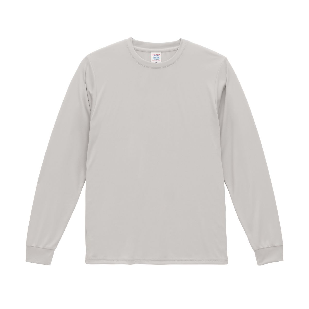5709-01 4.4oz Dry Smooth Recycled Polyester Long Sleeve Tee 3 United Athle 5709-01 Frost Gray 0300 Size:2XL