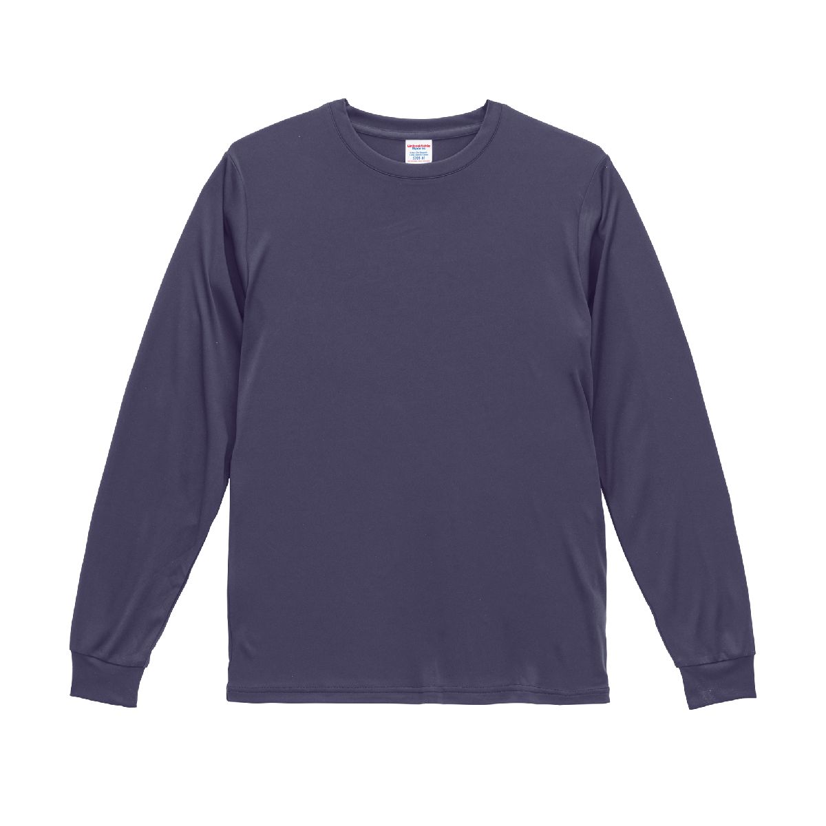 5709-01 4.4oz Dry Smooth Recycled Polyester Long Sleeve Tee 7 United Athle 5709-01 Grayish Purple 0943 Size:2XL