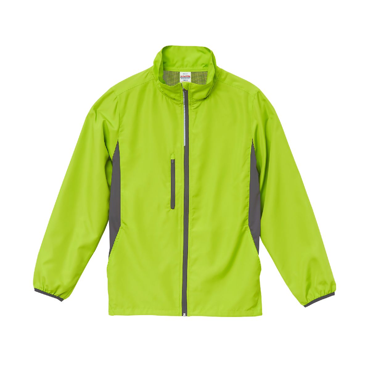 7068-01 Lined Micro Ripstop Stand Jacket 7 United Athle 7068-01 Lime Aid 0177 Size:2XL