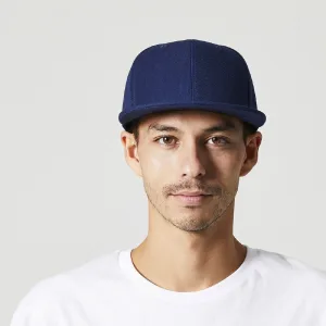 9664-01 Polyester Twill Flat Visor Snapback Cap