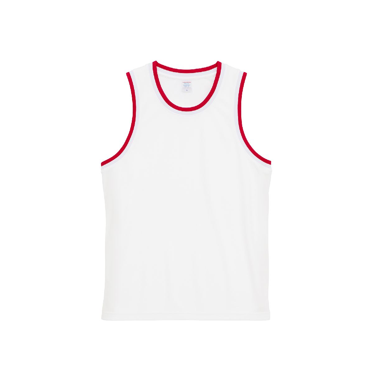 5992-01 4.1oz Dry Athletic Jersey Loose Fit Basketball Shirt 6 United Athle 5992-01 White/White/Red 9891 Size:XL