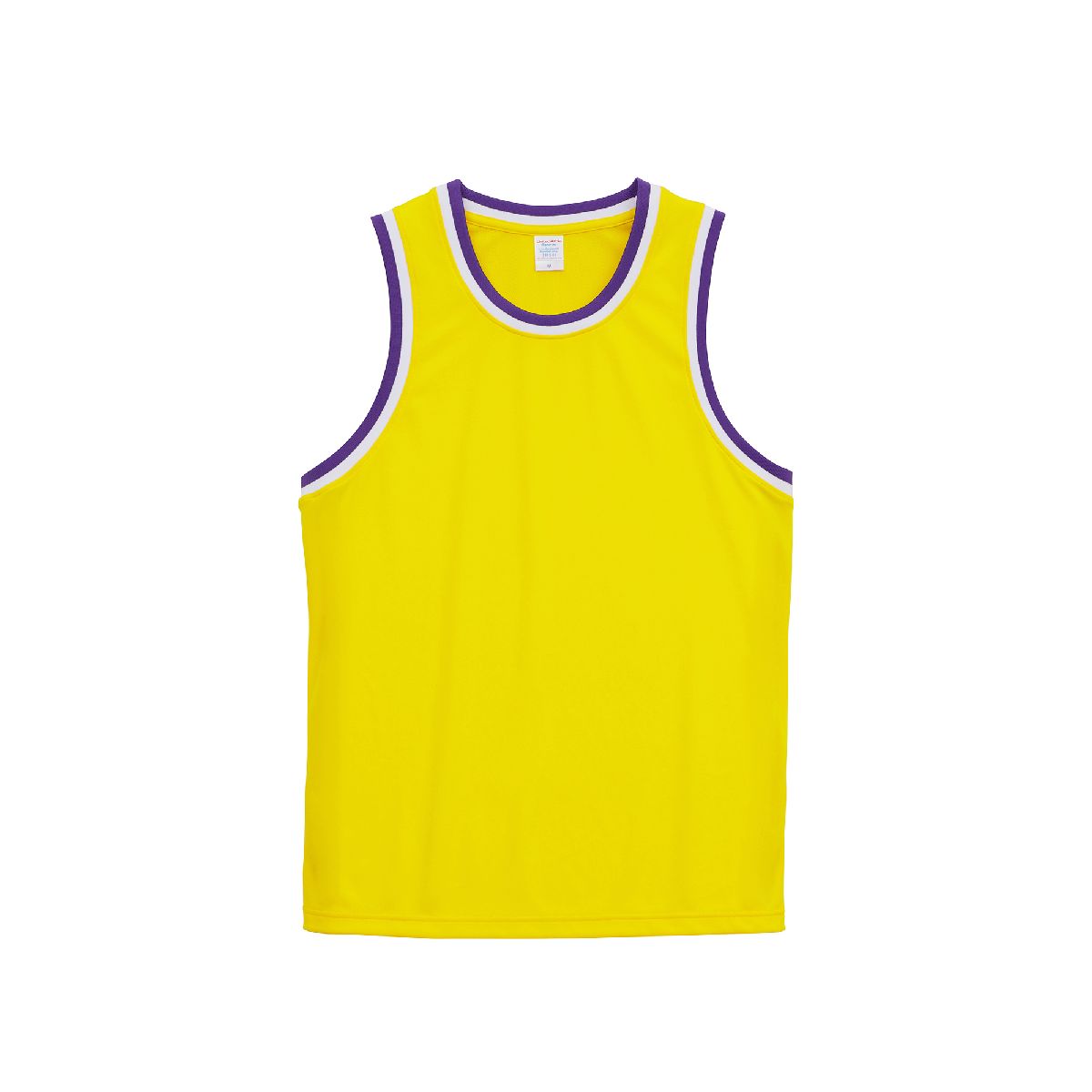5992-01 4.1oz Dry Athletic Jersey Loose Fit Basketball Shirt 4 United Athle 5992-01 Canary Yellow/White/Purple 9892 Size:XL