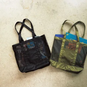 1418-01 Light Nylon Ripstop Mesh Tote Bag
