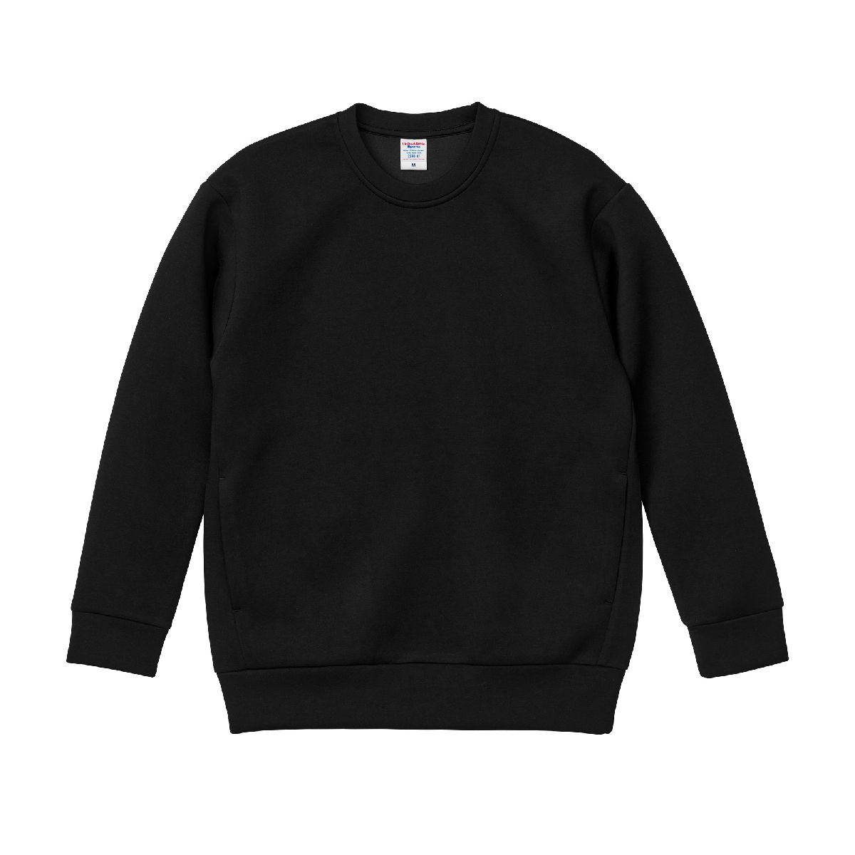 2290 9.4oz T/R Double Knit Crewneck Shirt: Premium Rayon Blend Fabric 5 United Athle 2290-01 Black 0002 Size:2XL