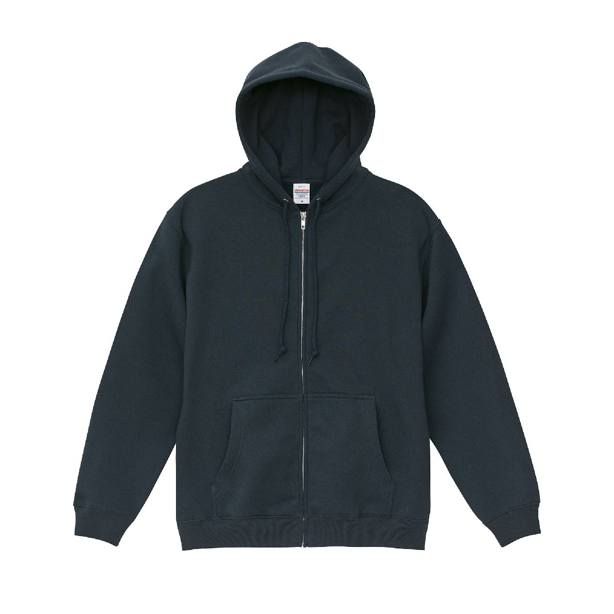5385 8.3oz T/C Soft Blend FullZip Hoodie with Brushed Lining 2 United Athle 5385-01 Navy 0086 Size:2XL