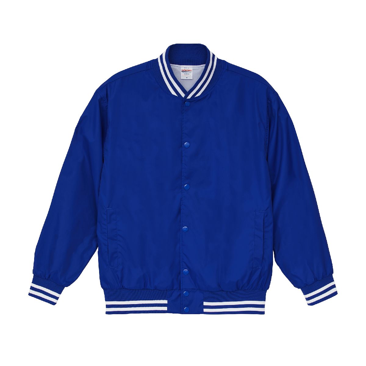 7055 Nylon Stadium Jacket with Lining 1 United Athle 7055-01 Marine Blue/White 4801 Size:2XL