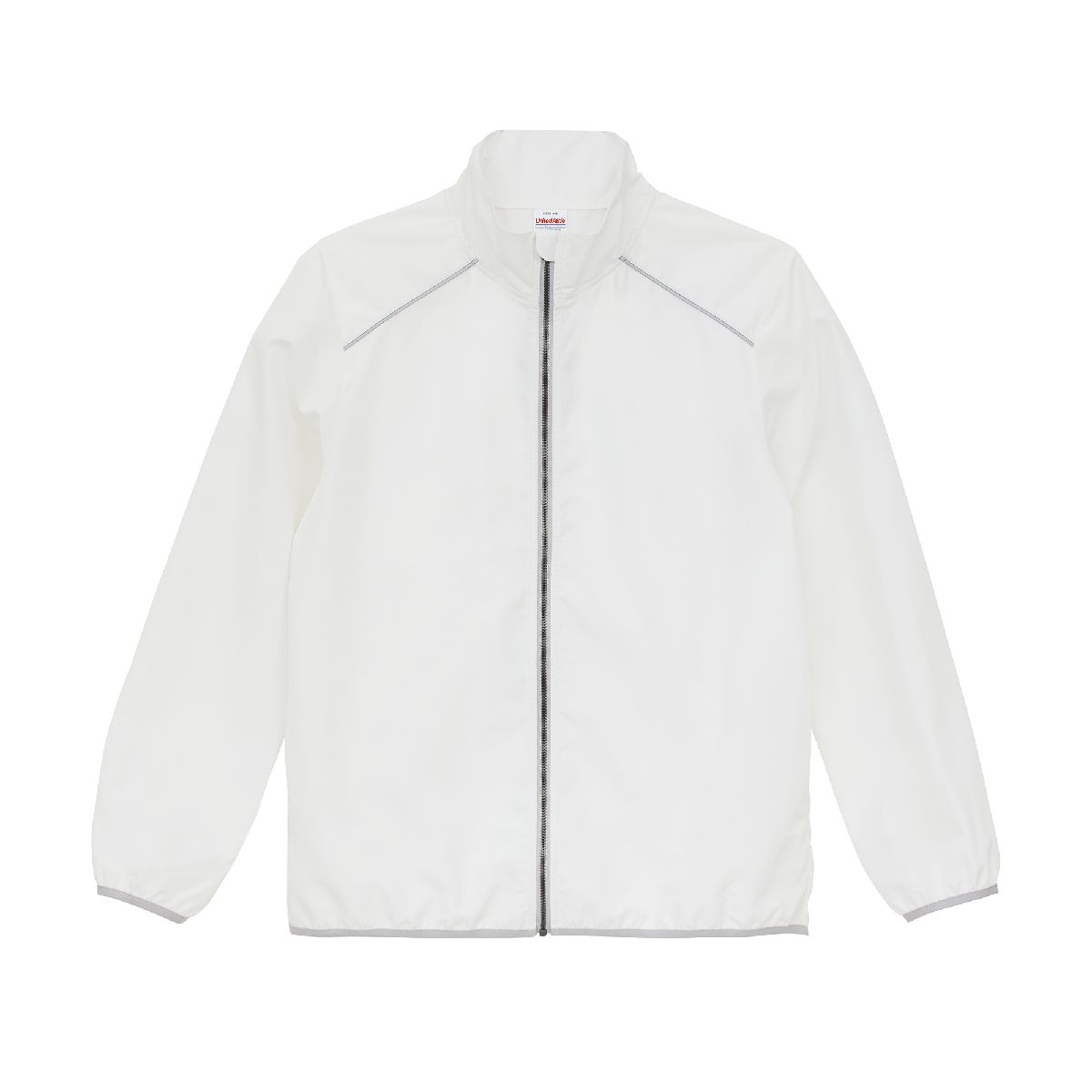 7081 Recycled Polyester Reflector Stand Jacket 5 United Athle 7081-01 White 0001 Size:3XL