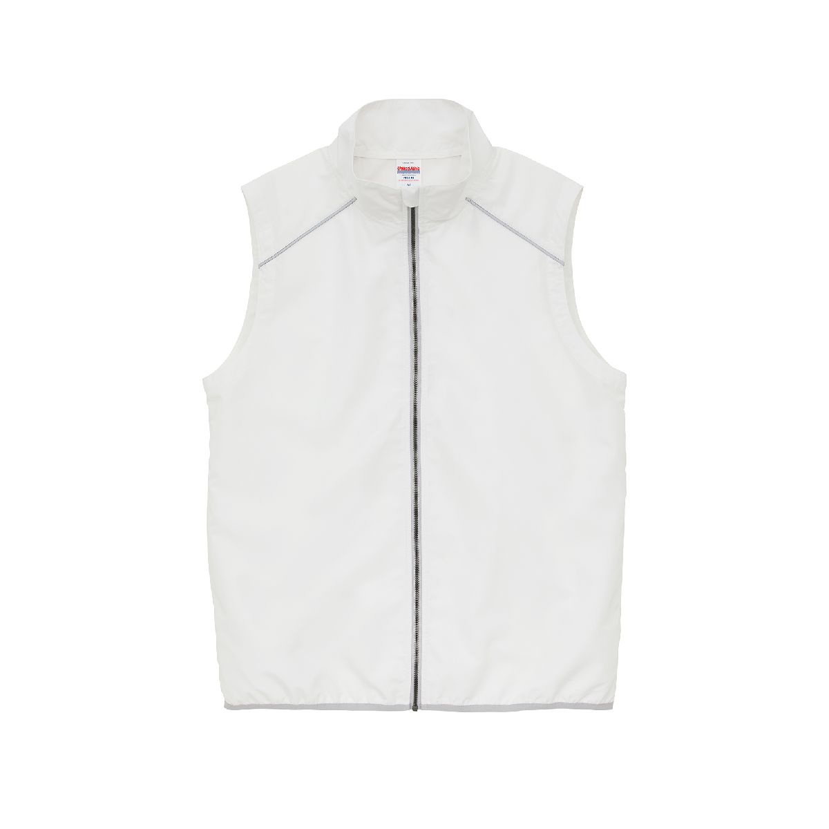 7082 Sustainable Recycled Polyester Reflector Stand Collar Vest 4 United Athle 7082-01 White 0001 Size:2XL