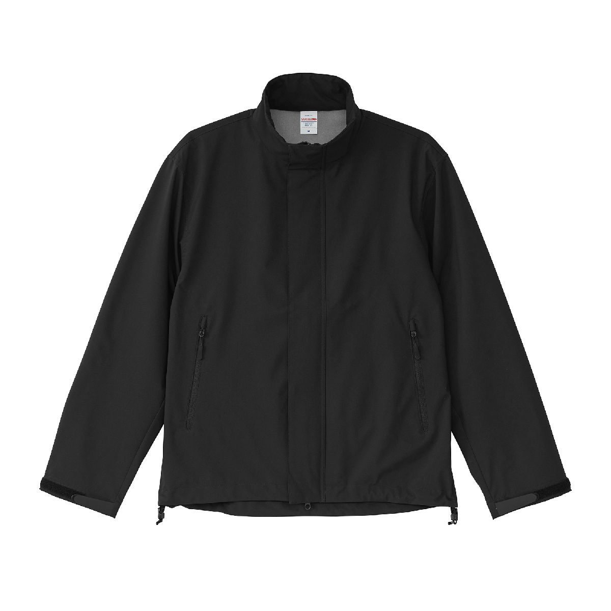 7231 3-Layer Shell Stand Windproof Jacket: Sleek Minimalist Waterproof Windproof Jacket 2 United Athle 7231-01 Black 0002 Size:XL