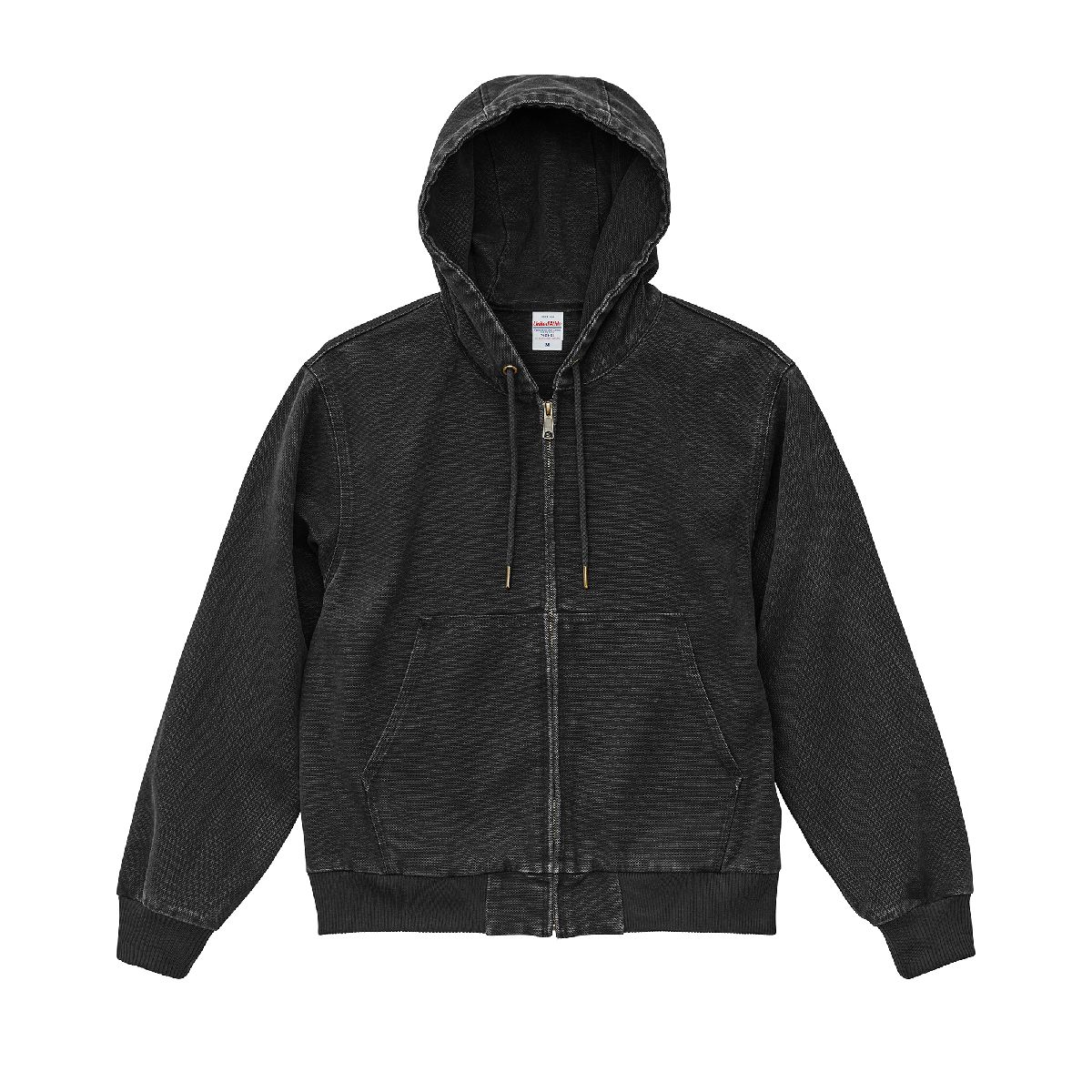 7423 Duck Canvas Fade Wash FullZip Parka 3 United Athle 7423-01 Faded Black 0959 Size:XL