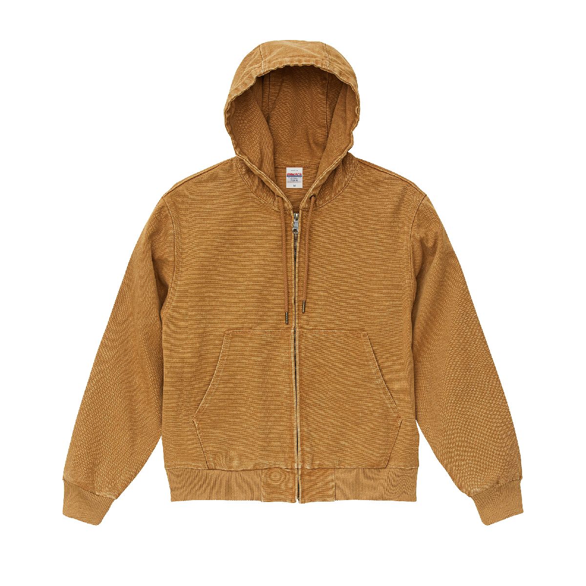 7423 Duck Canvas Fade Wash FullZip Parka 1 United Athle 7423-01 Faded Camel 0971 Size:XL