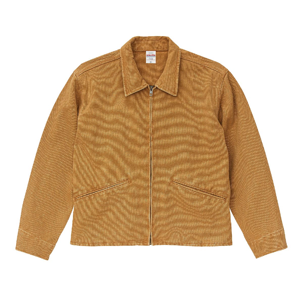 7424 Duck Canvas Fade Wash Work Jacket 1 United Athle 7424-01 Faded Camel 0971 Size:XL