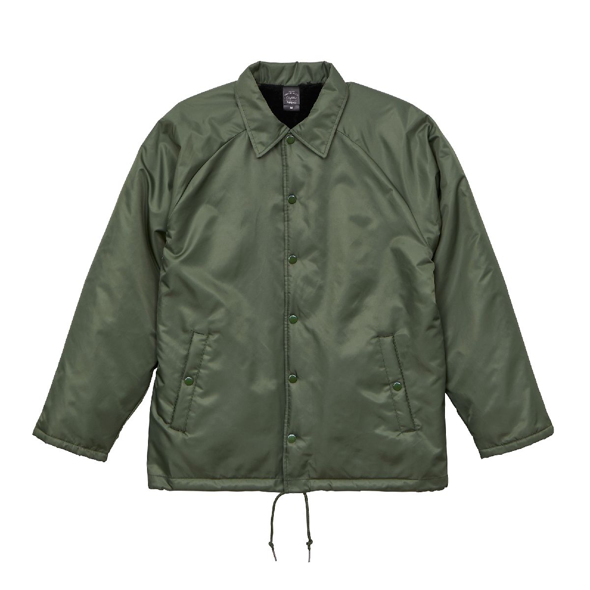 7492 Coach Jacket with Boa Lining: Warm, Stylish Winter Outerwear 1 United Athle 7492-01 Military Green 0101 Size:XL