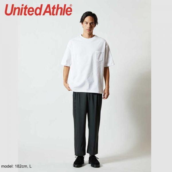 United Athle 5.6oz 5008-01 Oversized 口袋T恤