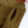 United Athle 7495-01 羔羊毛立領毛絨外套 (有內裹) - Coyote Brown