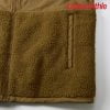 United Athle 7495-01 羔羊毛立領毛絨外套 (有內裹) - Coyote Brown