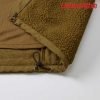United Athle 7495-01 羔羊毛立領毛絨外套 (有內裹) - Coyote Brown