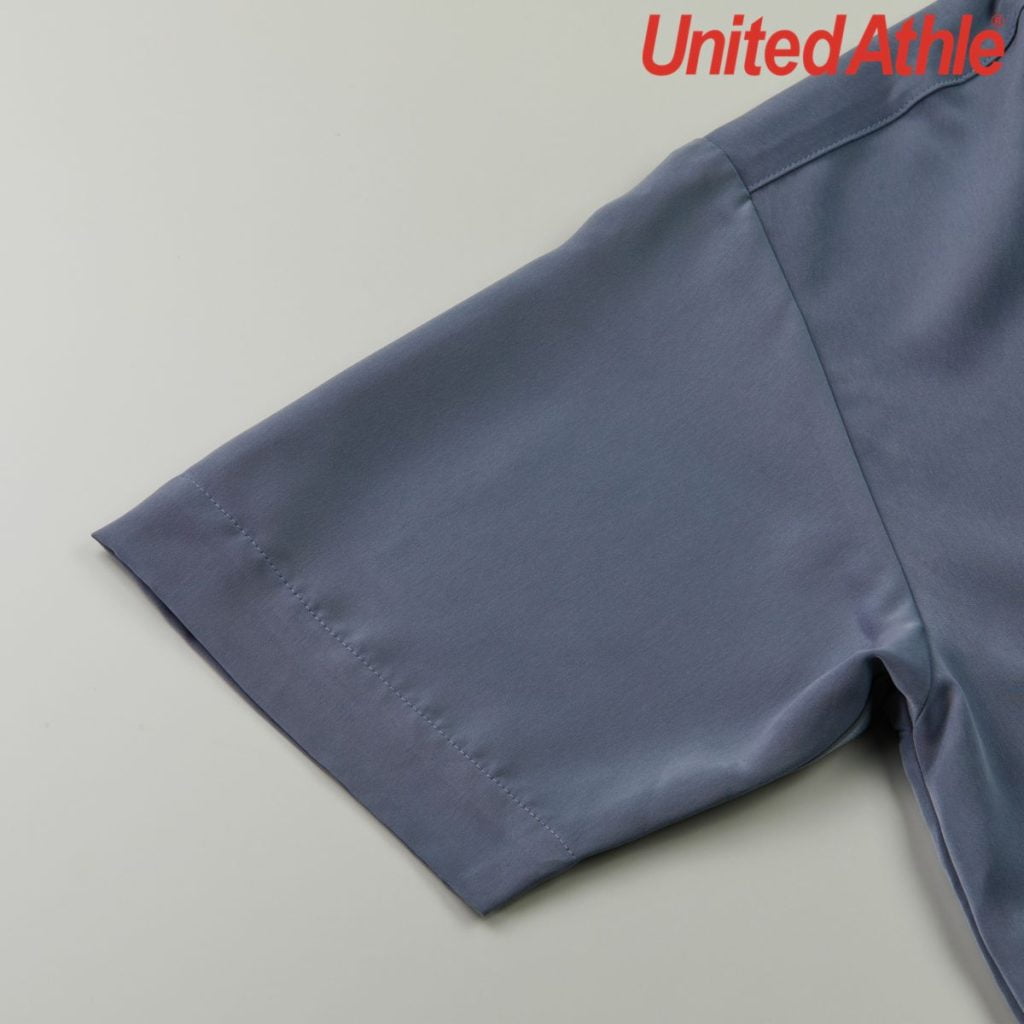 United Athle 1785-01 絲滑開襟襯衫