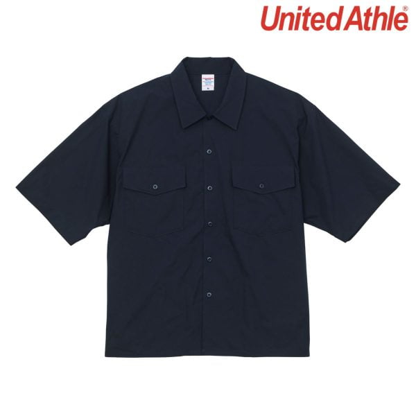 United Athle 1801-01 多功能 微型防撕裂材質 寬鬆落肩襯衫