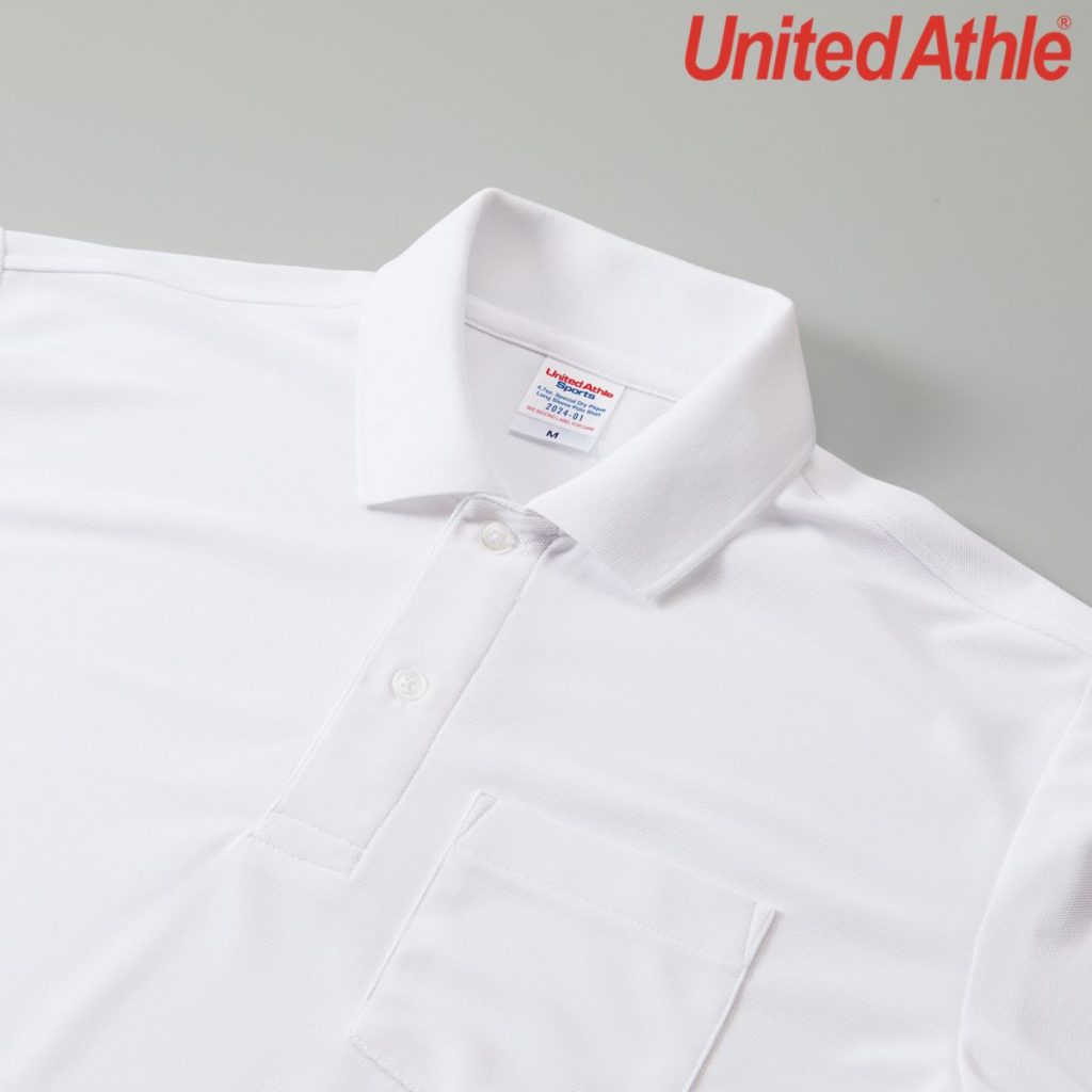 2024-01 4.7oz 快乾長袖 Polo 7 United Athle 2024-01 4.7oz 快乾長袖 Polo(附口袋)