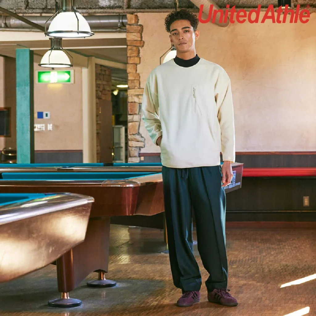 United Athle 7098-01 Microfleece 圓領襯衫（單層）
