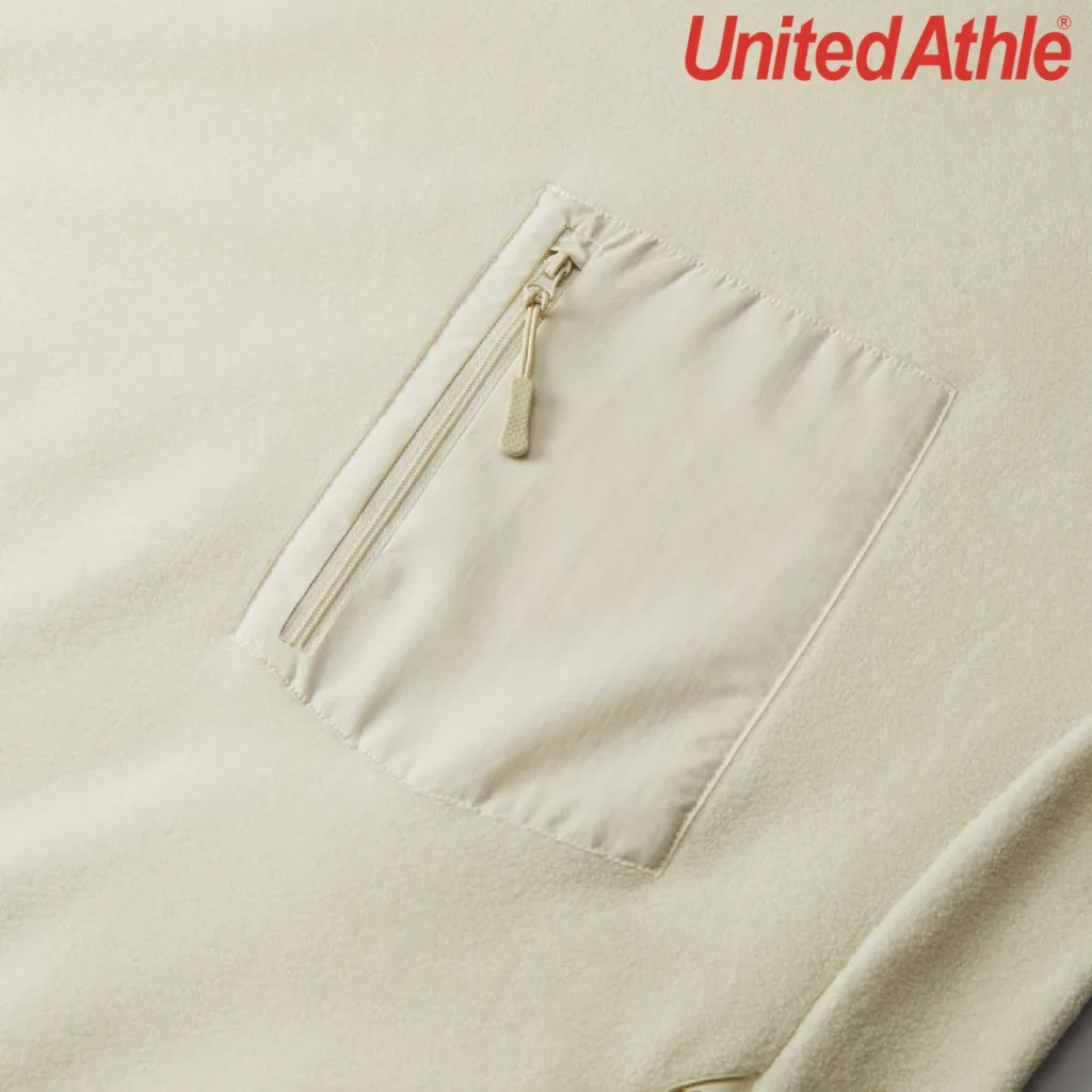 United Athle 7098-01 Microfleece 圓領襯衫（單層）