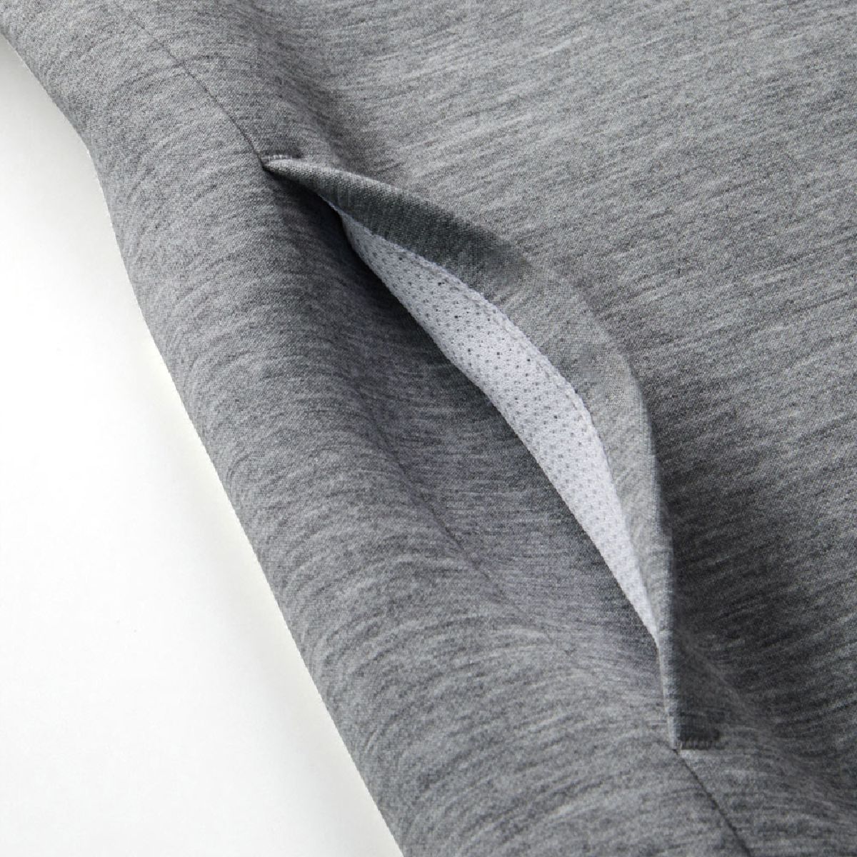 2292-0 9.4oz T/R 卡板織連帽外套 13 希瑟·格雷(Heather Gray)使用白色網眼