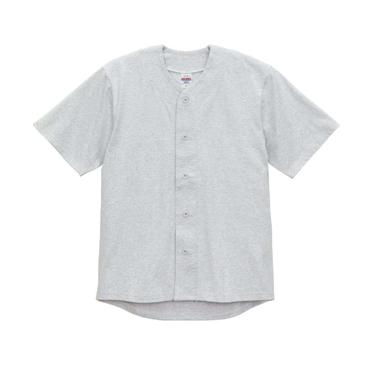 4982-01 8.5oz 棉質平紋棒球衫 3 United Athle 4982-01 Ash 0005 Size:XL