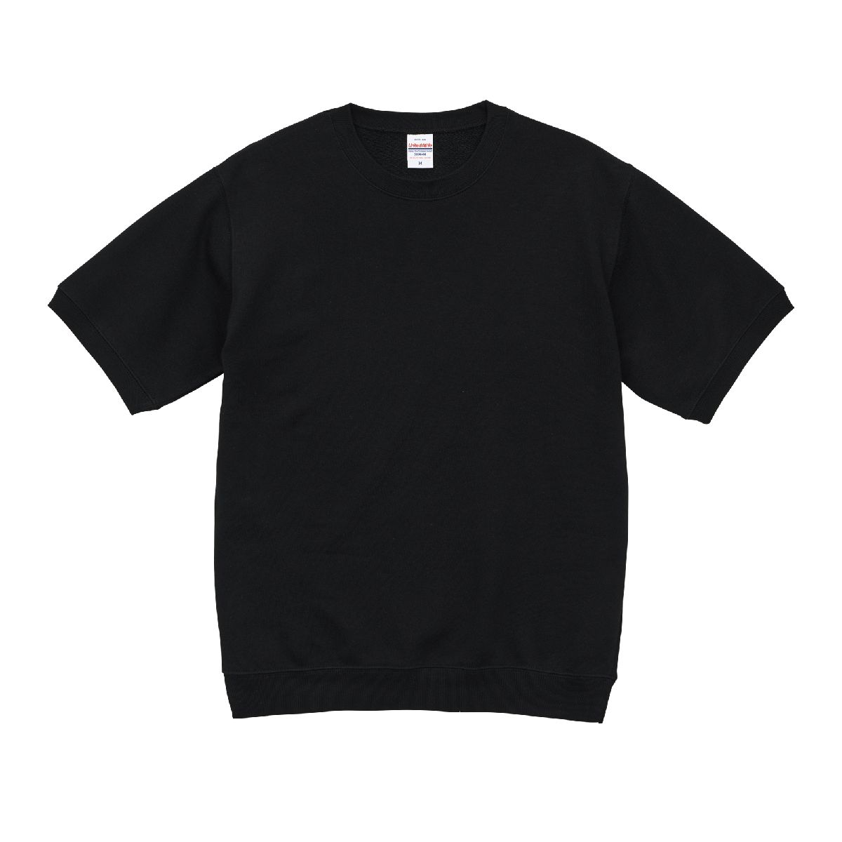5198-01 8.2oz 短袖衛衣 (魚鱗布絨毛內襯) 2 United Athle 5198-01 Black 0002 Size:XL