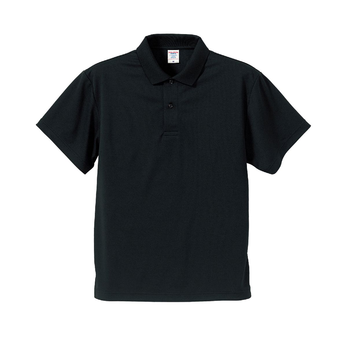 5910-01 4.1oz 快乾運動 Polo 衫 12 United Athle 5910-01 Black 0002 Size:4XL