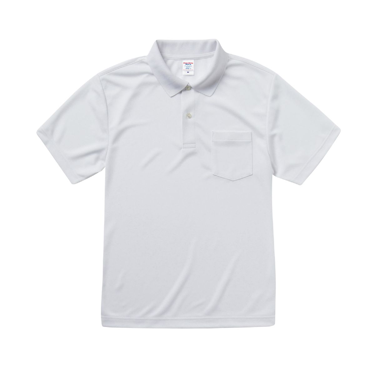 5912-01 4.1oz 快乾有袋運動 Polo 衫 4 United Athle 5912-01 White 0001 Size:4XL