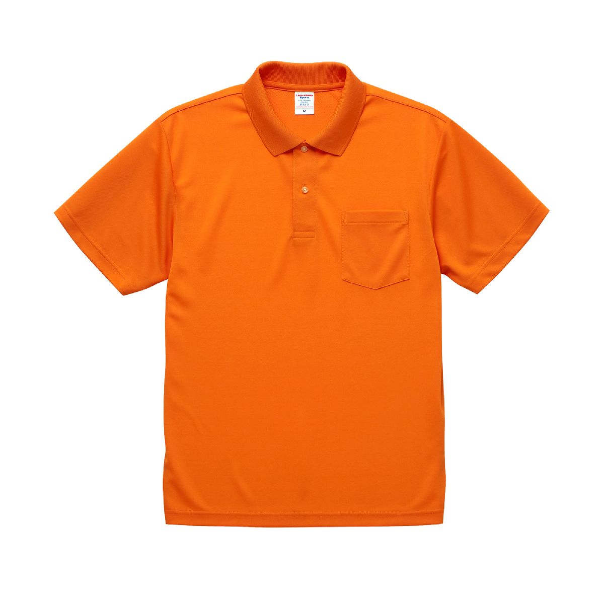 5912-01 4.1oz 快乾有袋運動 Polo 衫 6 United Athle 5912-01 Orange 0064 Size:4XL