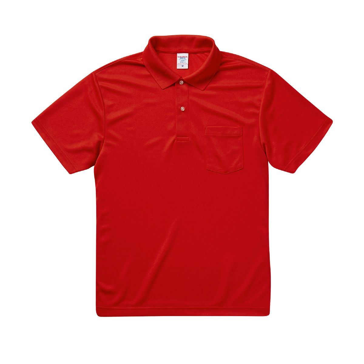 5912-01 4.1oz 快乾有袋運動 Polo 衫 10 United Athle 5912-01 Red 0069 Size:4XL