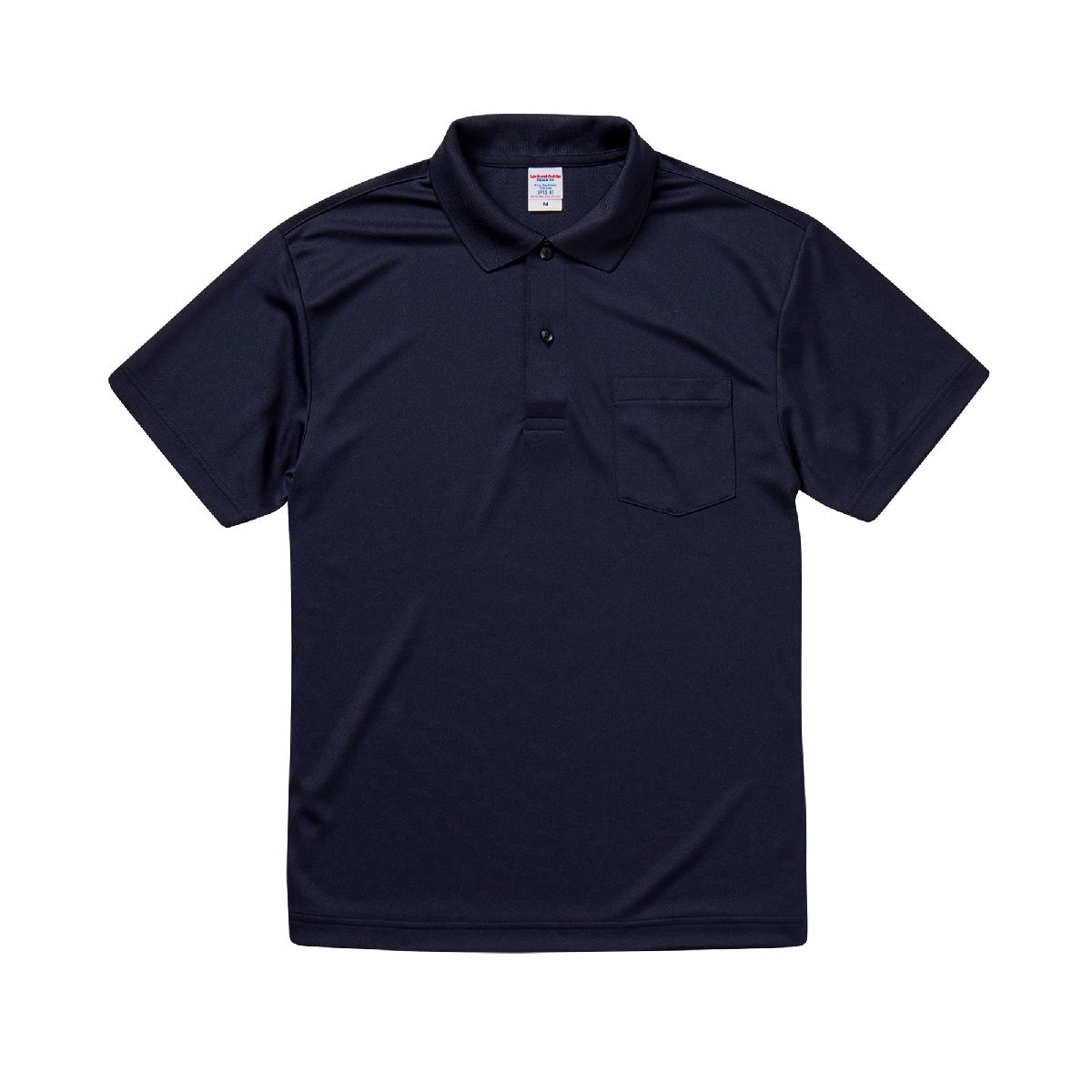 5912-01 4.1oz 快乾有袋運動 Polo 衫 3 United Athle 5912-01 Navy 0086 Size:4XL