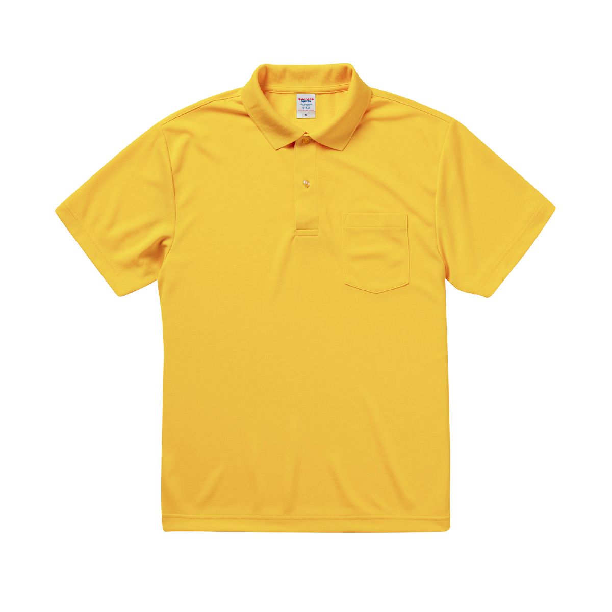 5912-01 4.1oz 快乾有袋運動 Polo 衫 5 United Athle 5912-01 Canary Yellow 0190 Size:4XL