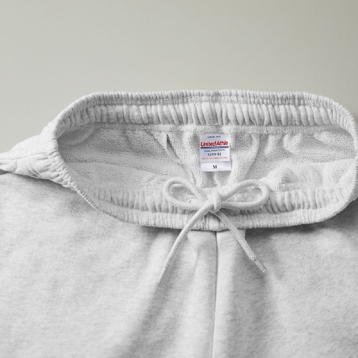 5199-01 8.2oz 純棉運動短褲 (法式毛圈布) 8 腰部有可調節的圓皮(內部)